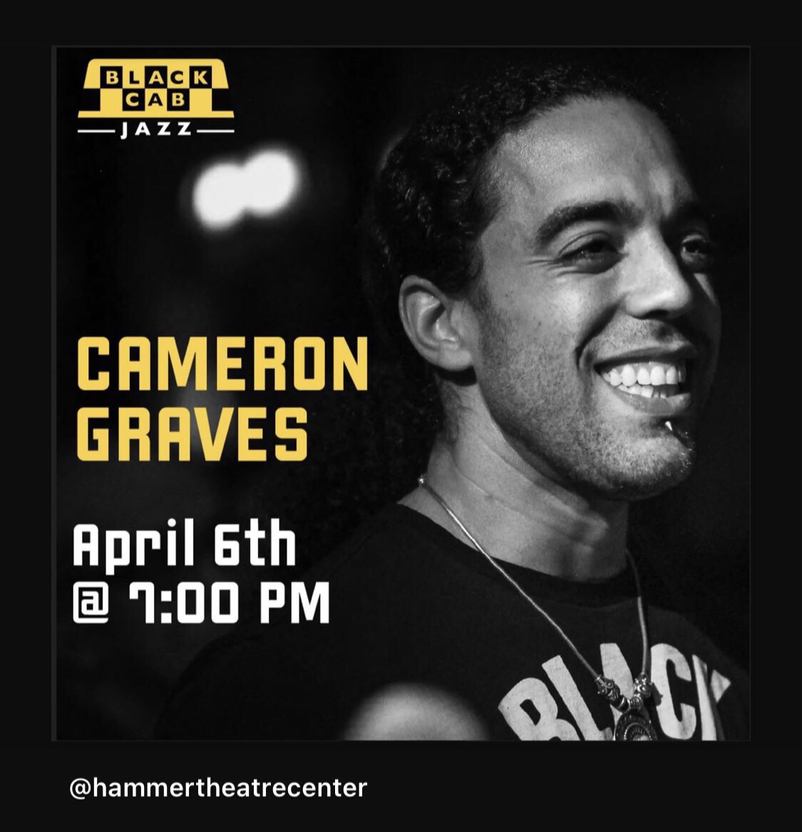 camonpiano's tweet photo. Super excited to be playing the Hammer Theater Center at San Jose State University April 6th ๐น. Pull up if you in the area! ๐๐จ. @SpotifyUSA #camerongraves #planetaryprince https://t.co/qNk9qecbjV