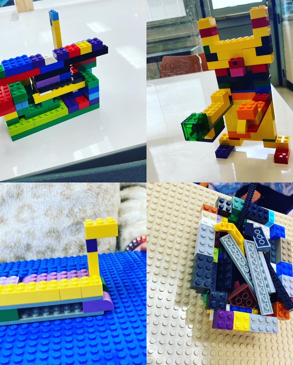 lakeviewstemlab's tweet photo. K-2 celebrated  Author's Day by building their best "ish" creation! Thanks so much to the @DenvilleEducat1 for the donation of more legos to the STEM lab, everyone put them to good use! https://t.co/hX9i1z0zEi