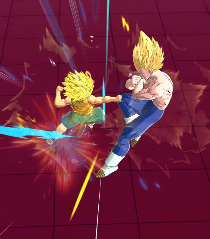 imsp8n's tweet photo. SSB body is better than the SSJ mainly because of the tears from the pants, the SSJ one looks weird with it only being pants https://t.co/46lCyBvVXm