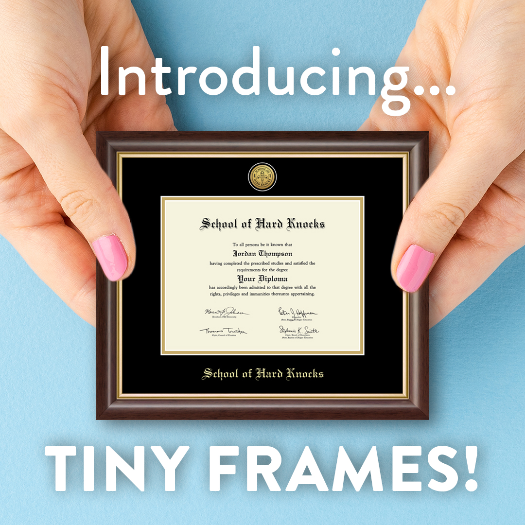 diplomaframe's tweet photo. You asked for it, and we listened! Introducing our Dollhouse Family Frames collection, because every family's achievement—no matter how miniature—is worth framing: https://t.co/CDTgjaeOCR #AprilFoolsDay #gradsale #April1st #AprilFoolsDay2022 #AprilFool https://t.co/7mdukFQUKd
