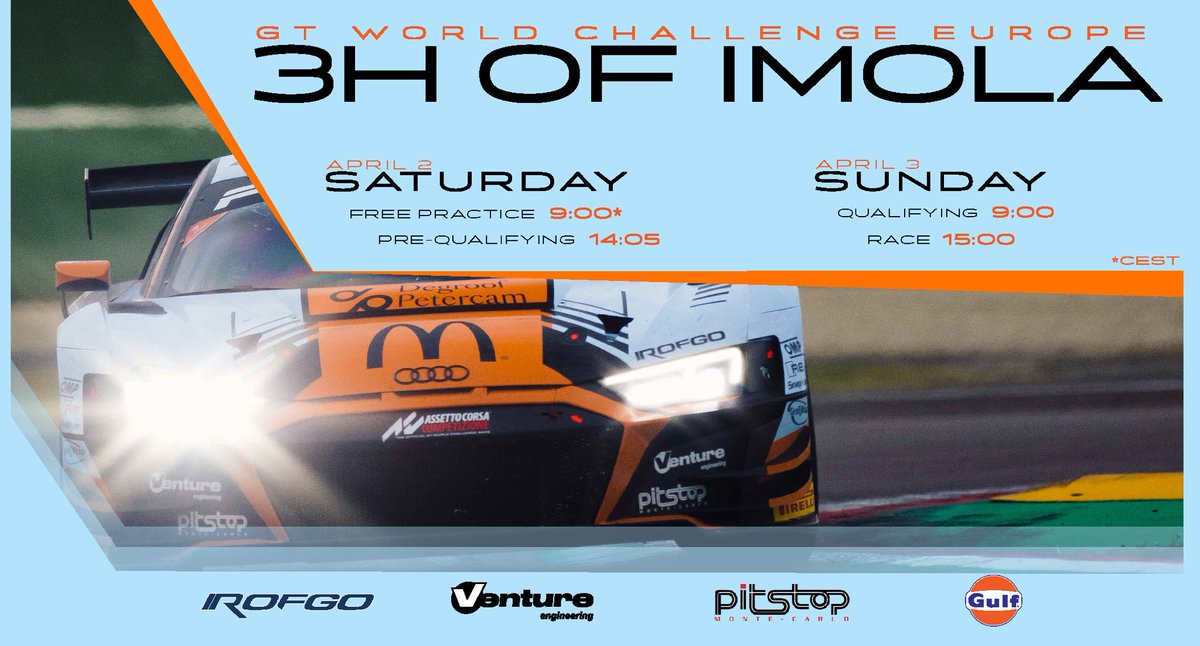 benjigoethe's tweet photo. 2022 @GTWorldChEu season kicks off tomorrow! 👊

#GTWorldChEu #Imola #rofgoracing #gulflivery #audisport https://t.co/hTam3w32dc