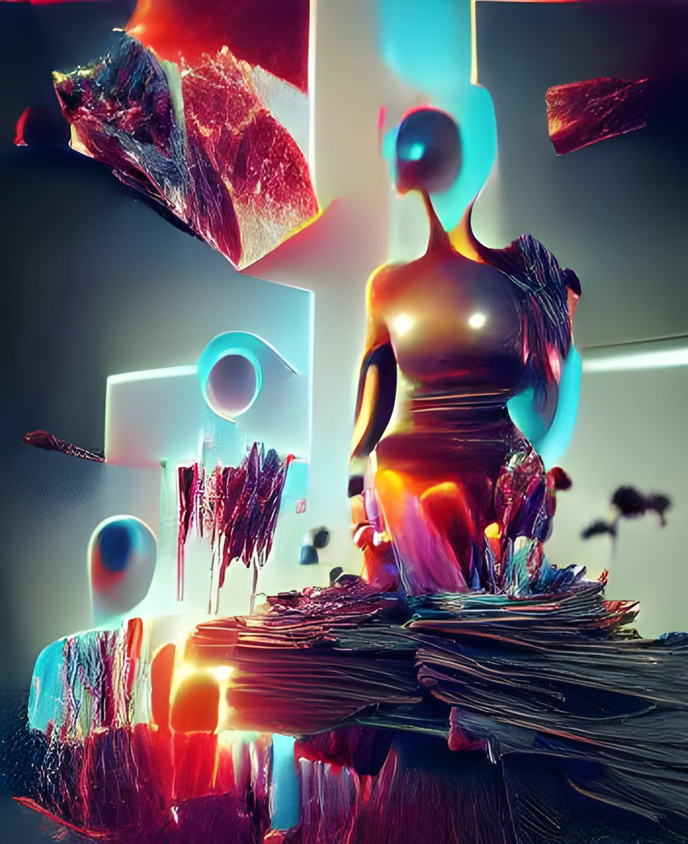 beeple_not's tweet photo. MUSE #0120
#notbeeple #beeple #artificialintelligence
#machinelearning #artificial #intelligence #aiart #ai #nft #everyday #nightcafe
#muse
@NightcafeStudio
https://t.co/akdizgFP2G https://t.co/ssRjtmUr7t