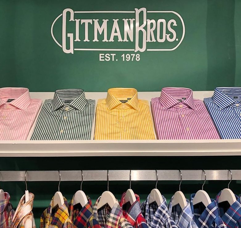 WorkersUnitedMA's tweet photo. Recognize. Gitman Bros @GitmanVintage manufacturer of shirts &amp; ties made in the USA by our members in its Ashland, PA plant! #MadeInUSA #WUNoMatterWhat #MARJB #GitmanBros #UnionMade #UnionStrong #UnionLogo https://t.co/qm5yoqjNpZ