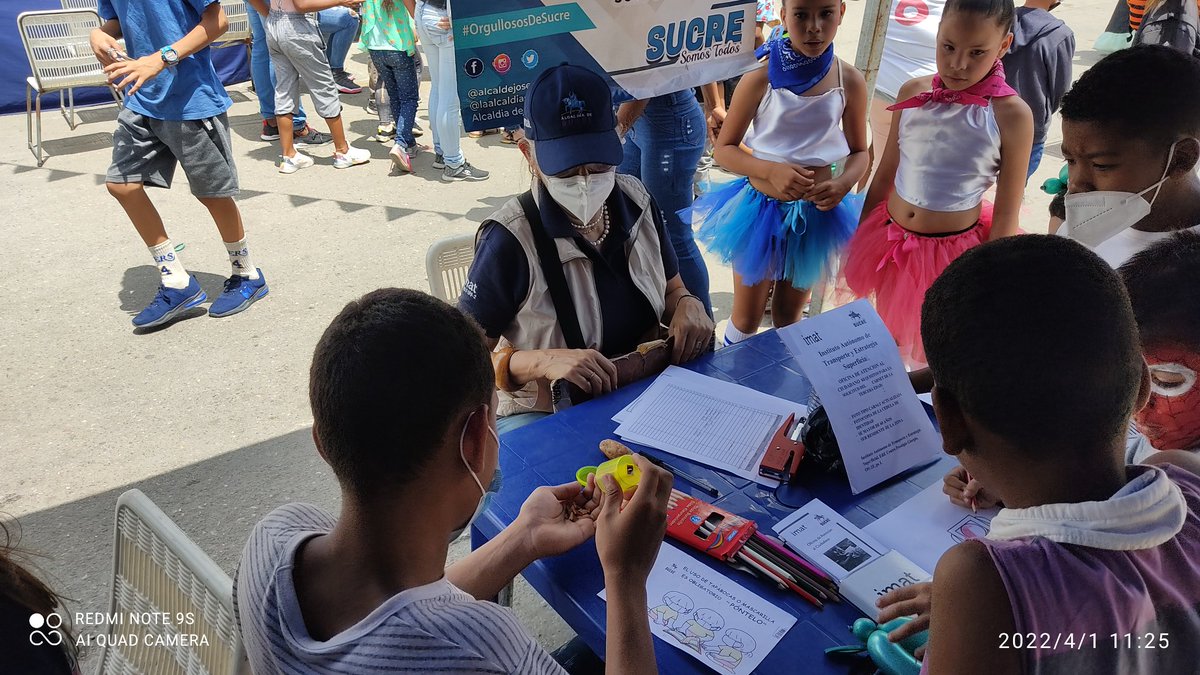 ImatSucre's tweet photo. La OAC impartiendo educación vial a los niños de la zona 5, del sector José Félix Ribas #ImatSucreTrabajandoPorSuMunicipio #01April https://t.co/8sVTmZEsMf