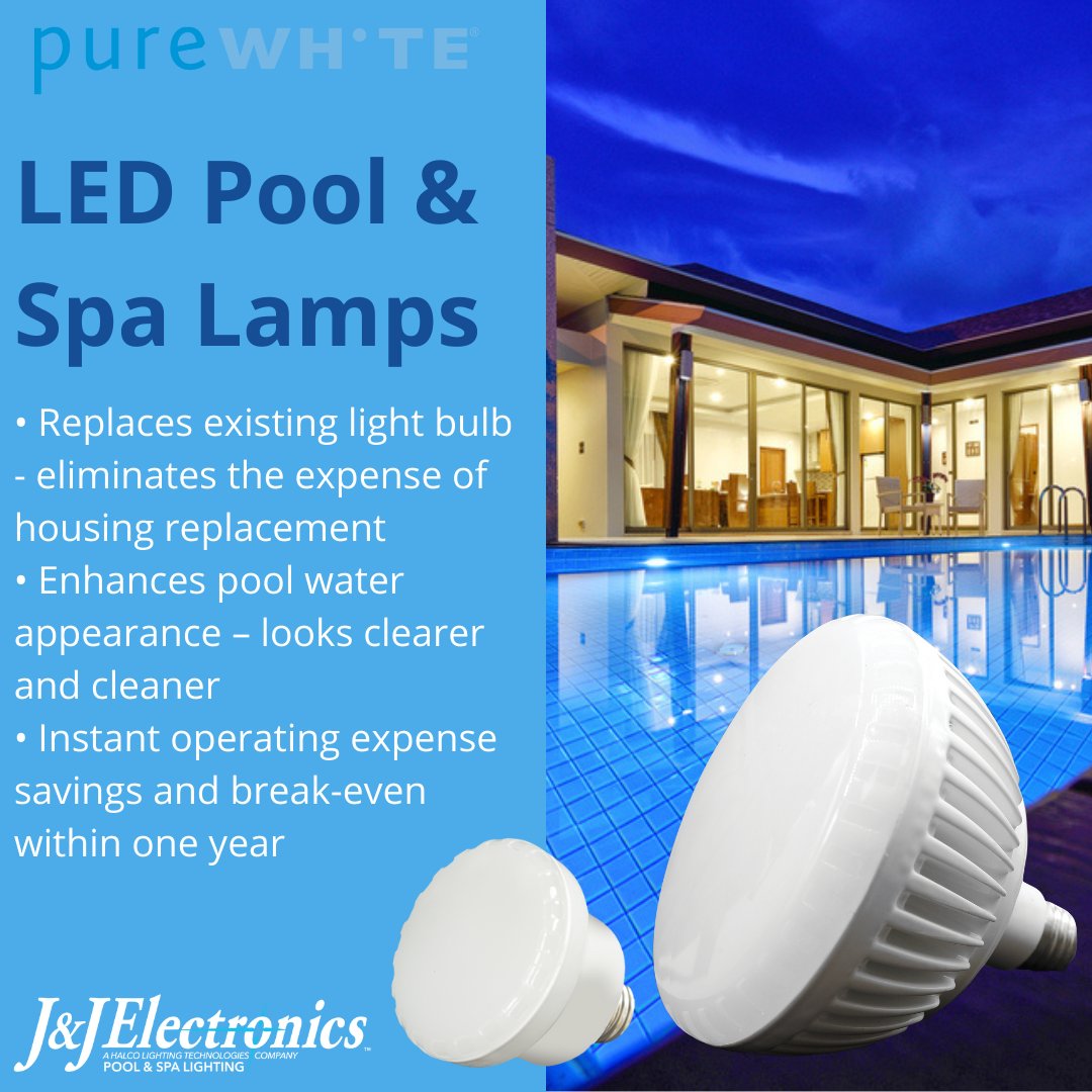 JJElectronics3's tweet photo. In need of a lamp replacement before summer? We've got you covered ☀️

#jjelectronics #jandjelectronics #poollamps #poolfixtures #poollighting #spalighting #poollights #spalights #pool #spa https://t.co/aCe3hzP3dn