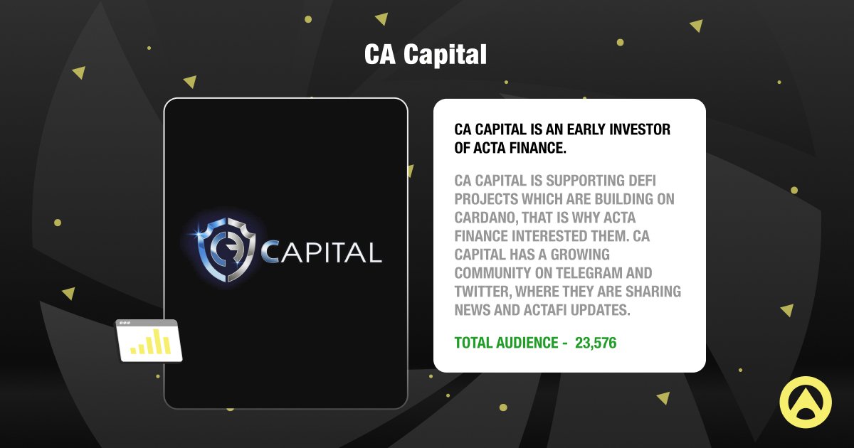 Acta Finance 🔺 tweet media