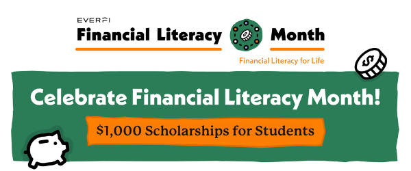 MrsDawnPincumbe's tweet photo. Looking for lesson plans for next week? Celebrate Financial Literacy Month by engaging students in EVERFI! ($1,000 scholarships & $250 classroom donations opportunities) Check out details: https://t.co/ssvpqbWe4N #FinancialLiteracyMonth #SpringBreakIsOver #EVERFI https://t.co/0rp5MrsSKl