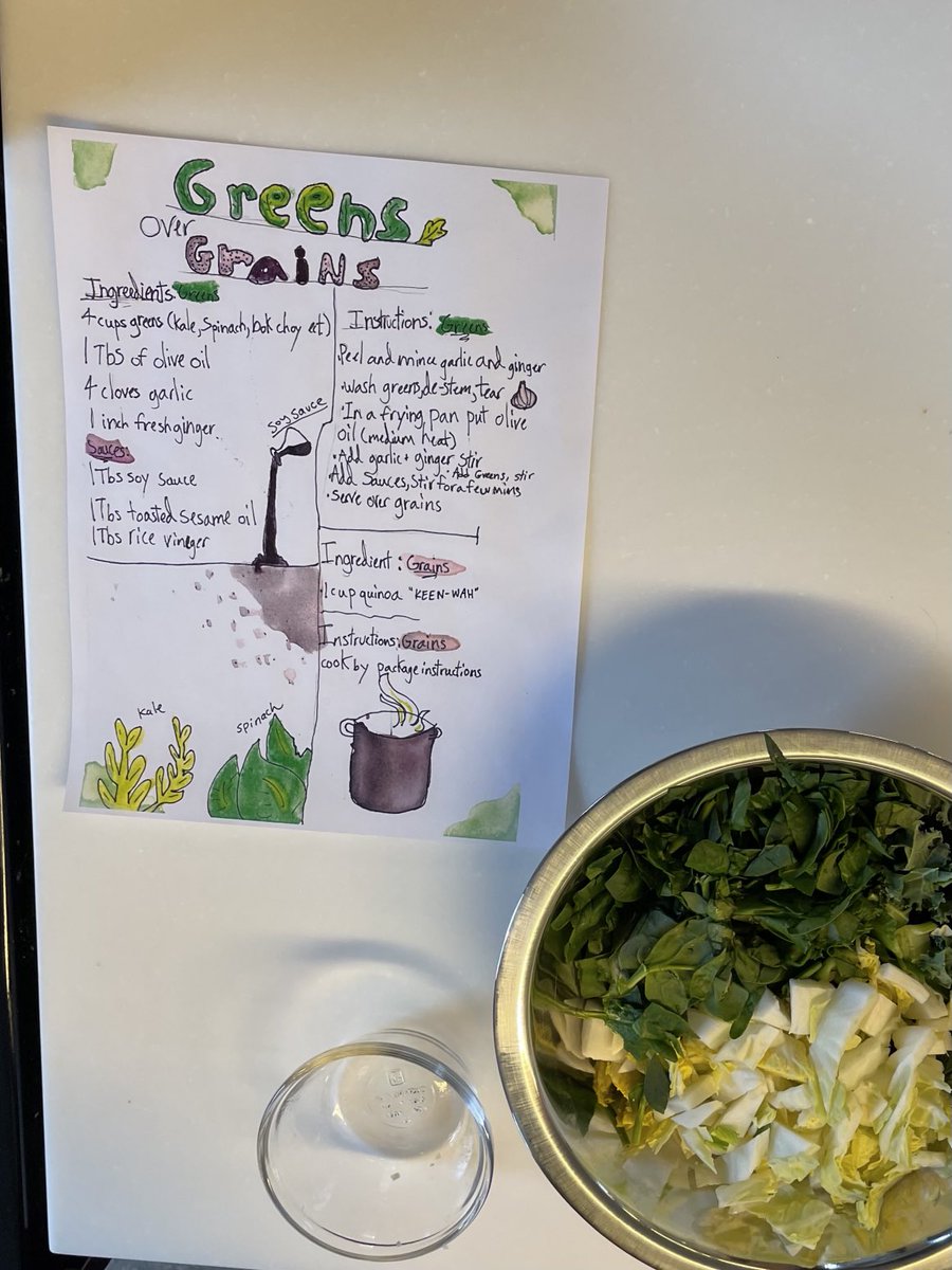 Greens over grains! “10 out of 10 would be an understatement!” ⁦<a href="/uchicagolab/">Laboratory Schools</a>⁩ ⁦<a href="/edibleschoolyrd/">Edible Schoolyard Project</a>⁩ ⁦<a href="/AliceWaters/">Alice Waters</a>⁩