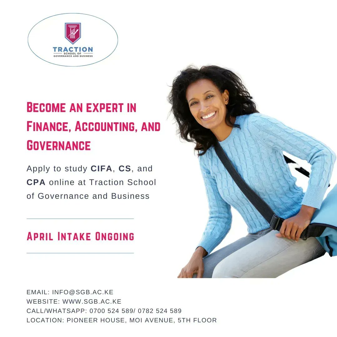 Traction_sgb's tweet image. This year, up your skills through a range of professionally recognized qualifications🎓. 
#UpgradeYourself #SkillDevelopment #HowtoImprove #ProfessionalTraining