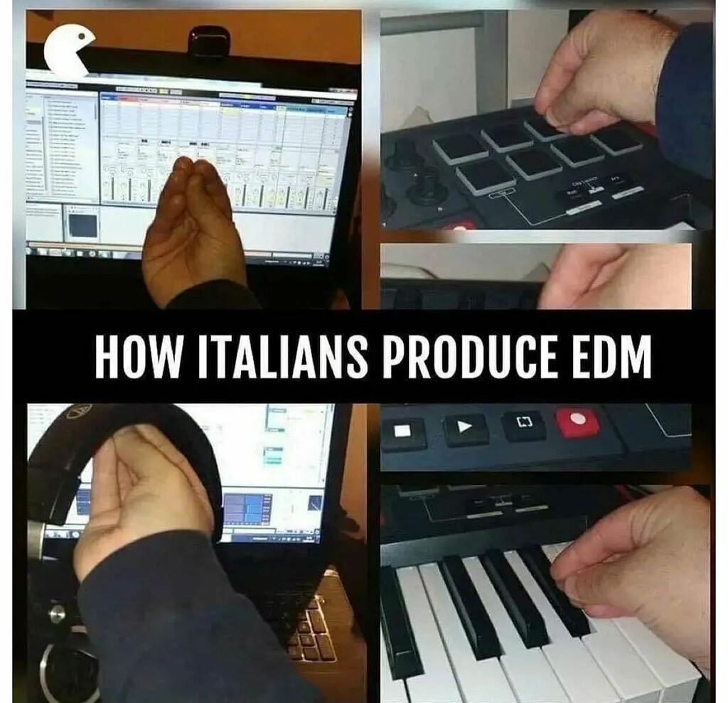 StudioGuru2's tweet photo. That’s a spicy beatball! 🍝 
Follow @studioguru.co @studioguru.co
.
Repost from @producer_memer
•
Are you italien ? 😂😂

credit - @offensive_producer_memes

FOLLOW FOR MORE ✌️🔥👨‍💻

#flstudiomemes #producermemes #beatmakermemes #producerlife #abletonmem… https://t.co/ctU8ShXqge https://t.co/ZkJMX1Kjmt
