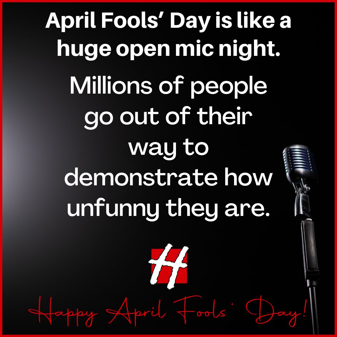 🤣 🤣 🤣 ℍ𝕒𝕡𝕡𝕪 𝔸𝕡𝕣𝕚𝕝 𝔽𝕠𝕠𝕝𝕤 𝔻𝕒𝕪! 🃏 🃏
.
.
#aprilfools #jokes