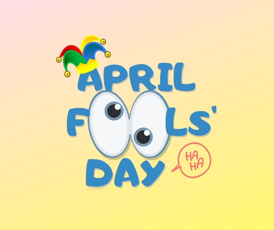 TGIF which is certainly NO April Fool's joke!   Have you fooled someone today?  Tell us your funny in the comments!
🃏