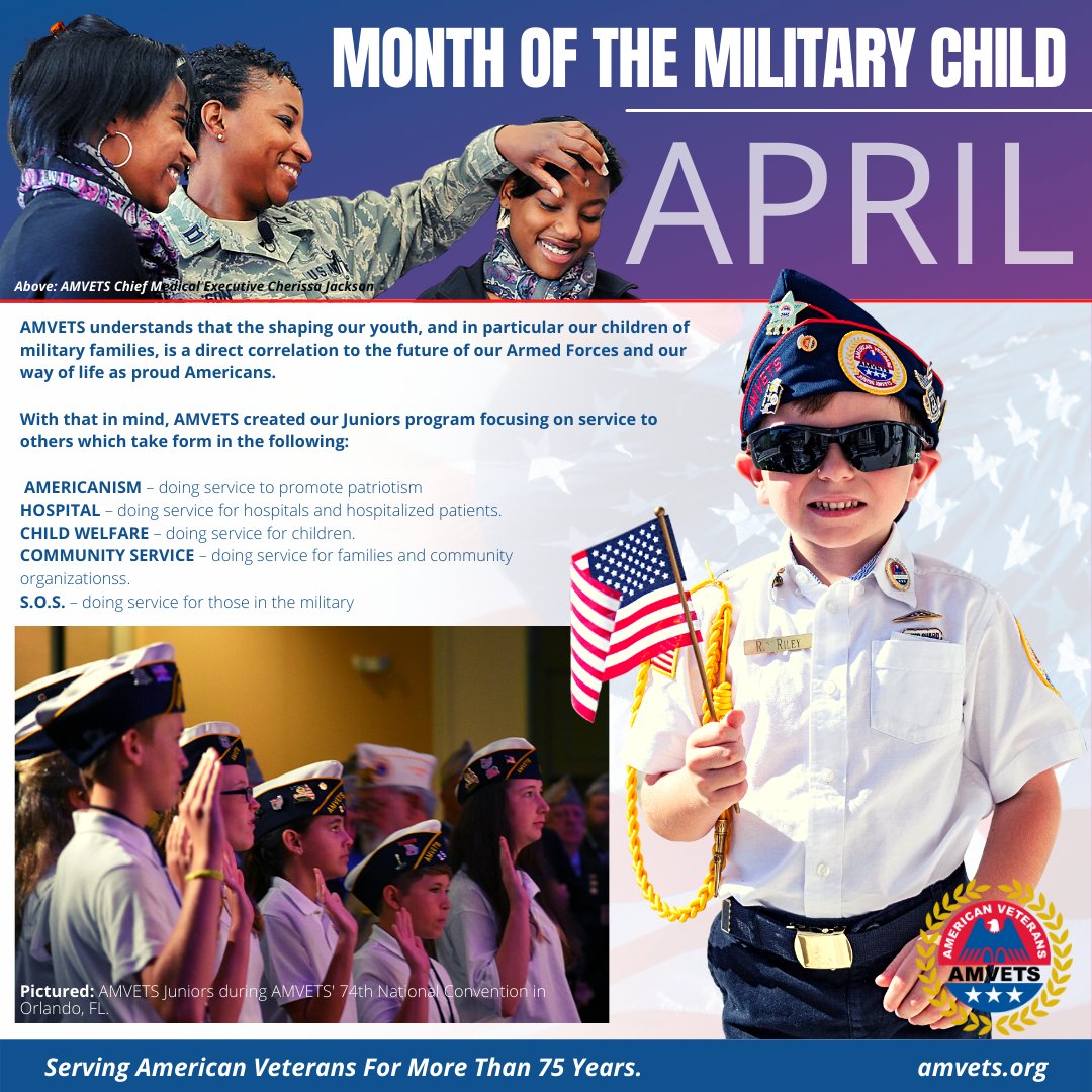 April is designated as Month of the Military Child – a time to honor the sacrifices made by military families worldwide, with an emphasis on the experience of the dependent children of military members serving at home and overseas.