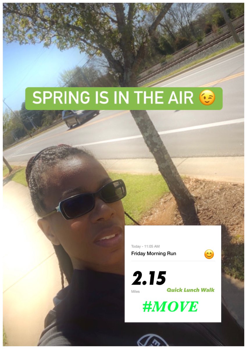 Natural_Lady74's tweet photo. On yesterday I was cleared, so today I’m back in the streets!!! 😂 Happy April ☀️ #Slow&Steady #ISSALifestyle #MOVE #MyFitnessJourney #BeComfortableInYOURSkin #LunchWalk🚶🏽♀️ https://t.co/9d0c91wq67