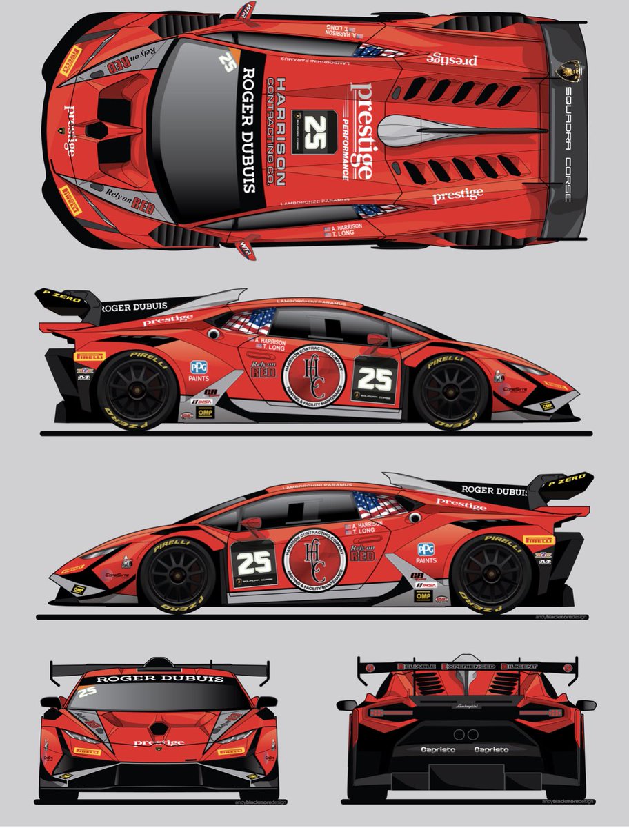 AshtonHarrison_'s tweet photo. It’s officially race month for @LamborghiniSC and our @HarrisonContrCo super trofeo is looking 🤤🔥 https://t.co/vnrhPyZSmN