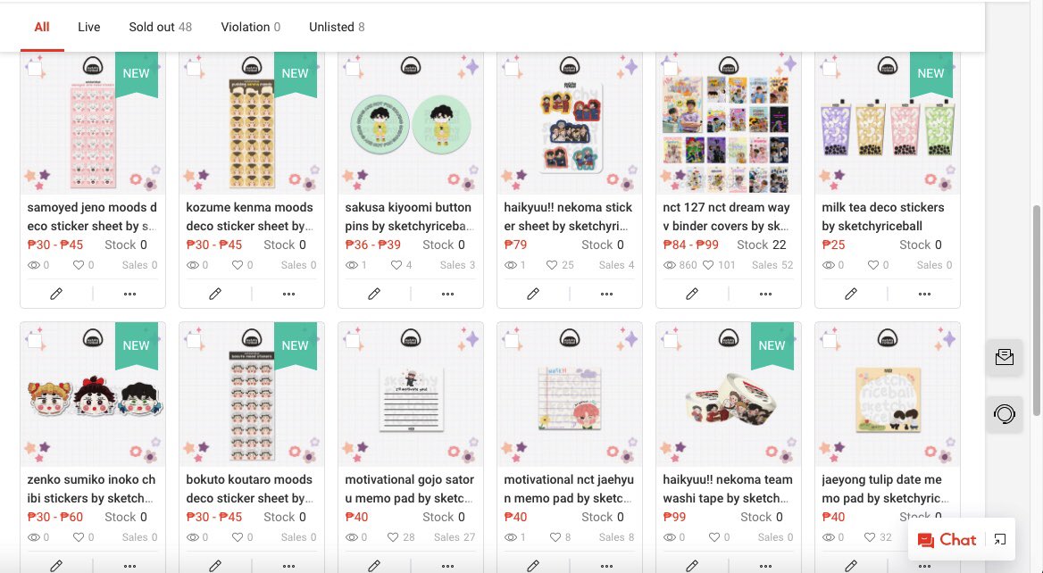 all new items are up on shopee! still marked as sold out as they will go live on the night of april 3 🤍 you can like the items you want for the meantime for easier checkout on 4.4

also price adjustments have been made to a few items!