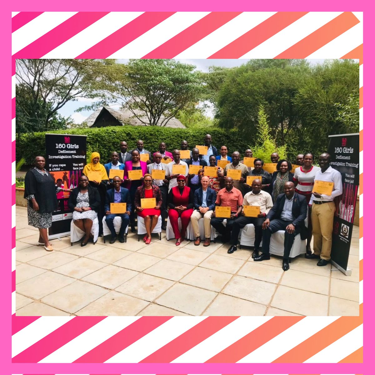 160GirlsProject's tweet photo. Many thanks to David Da Silver, Acting High Commissioner for Kenya, High Commission of Canada, for helping us celebrate the most recent graduation of 160 Girls National Police Service trainees - asante sana! #equalityeffect #160girlsandme @canadadev @DevCanada @Equality_Effect https://t.co/vf0H3RUBDt
