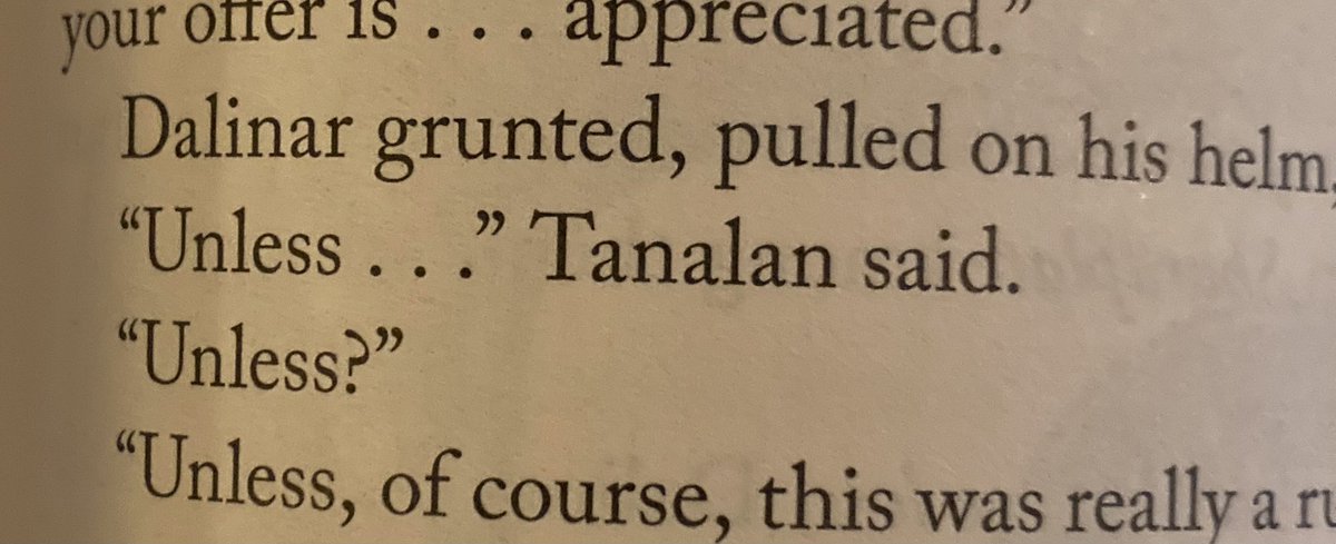 DroppingPencils's tweet photo. @MBMBaM has ruined me 
(image from @BrandSanderson’s Oathbringer) https://t.co/JOAwvoWCYz