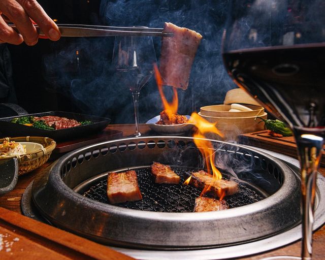 Korean barbecue for dinner is always a good idea! 🔥 What's your go-to on the grill?! #DrunkenDragon