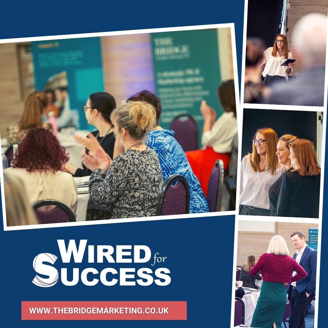 TheBridgeMktg's tweet photo. We can't believe it's been a week since Wired for Success! It was fantastic to see so many of you, and we're already planning the next one. In the meantime, check out our events page to see what's coming up! https://t.co/aAmp4JWgIp
#WiredForSuccess #suffolknetworking #marketing https://t.co/ZV5q8QC3de