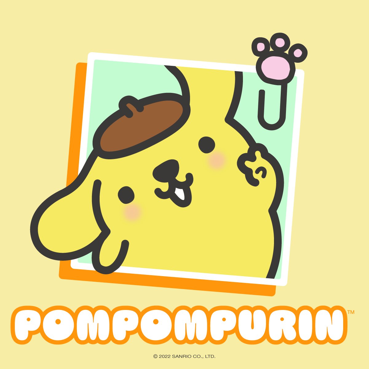 sanrio's tweet image. April is going to be super sweet because #Pompompurin is our Friend of the Month! 🐶💛 
Here are some fun facts about this laid-back pup!🐾