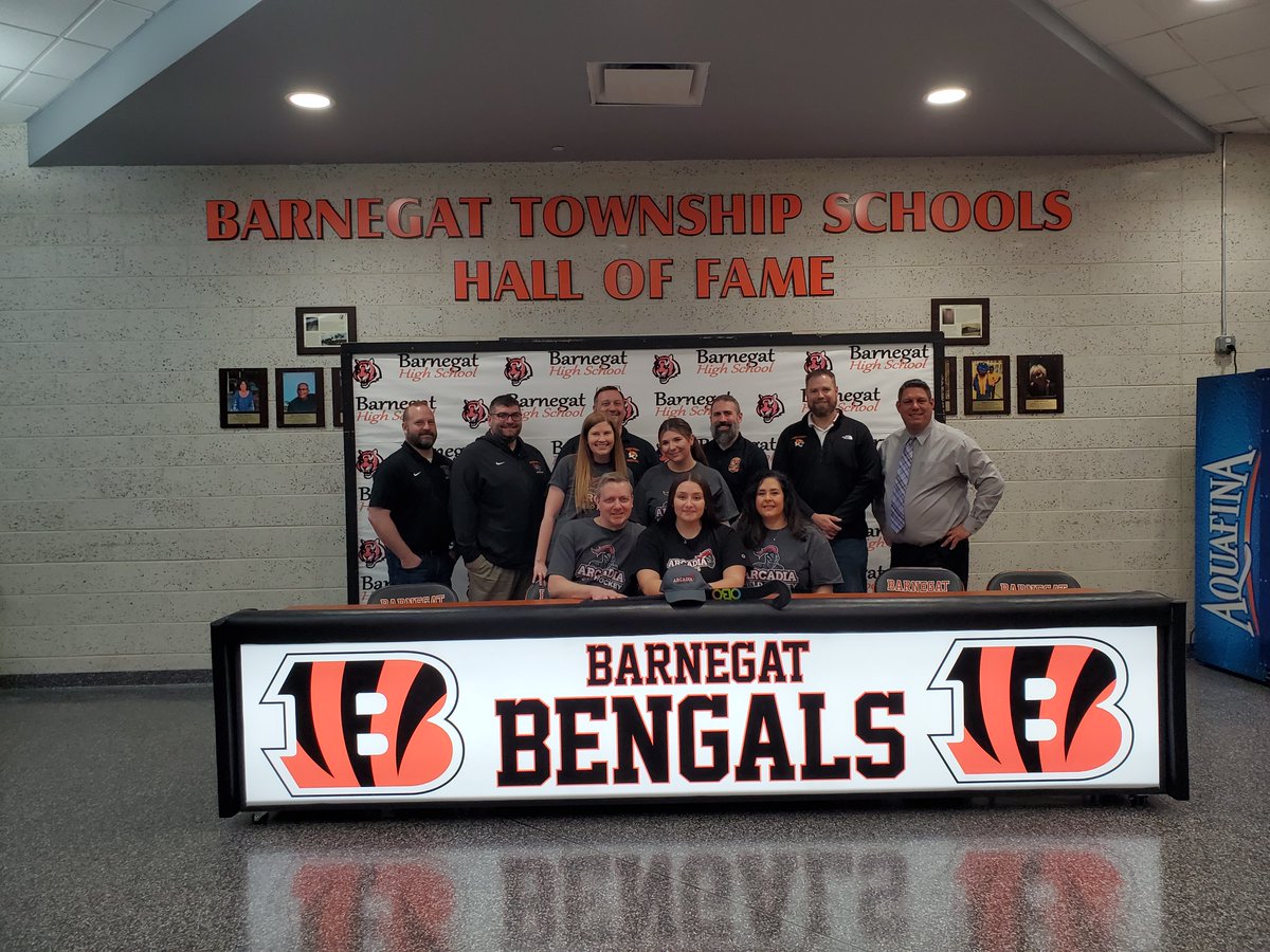 Congratulations Madison Kubicz  Barnegat Field Hockey  Signs her National Letter of Intent to continue her academic and athletic career at Arcadia University Biology  <a href="/Arcadia_FH/">Arcadia Field Hockey</a>  <a href="/Arcadia_Knights/">Arcadia Knights</a>  
 <a href="/ShoreSports_NJ/">Shore Conference</a>
<a href="/NJ_Sports/">NJ.com Sports</a>
<a href="/BiggySandPaper/">David Biggy</a>
<a href="/shoresportsman/">Kevin Williams</a> 
<a href="/VarsityAces/">Varsity Aces</a>