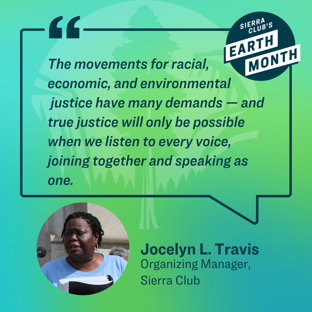 Racial justice organizing is environmental justice organizing. There’s no question that today’s most urgent issues are interrelated. Learn more: sierraclub.org/articles/2020/…