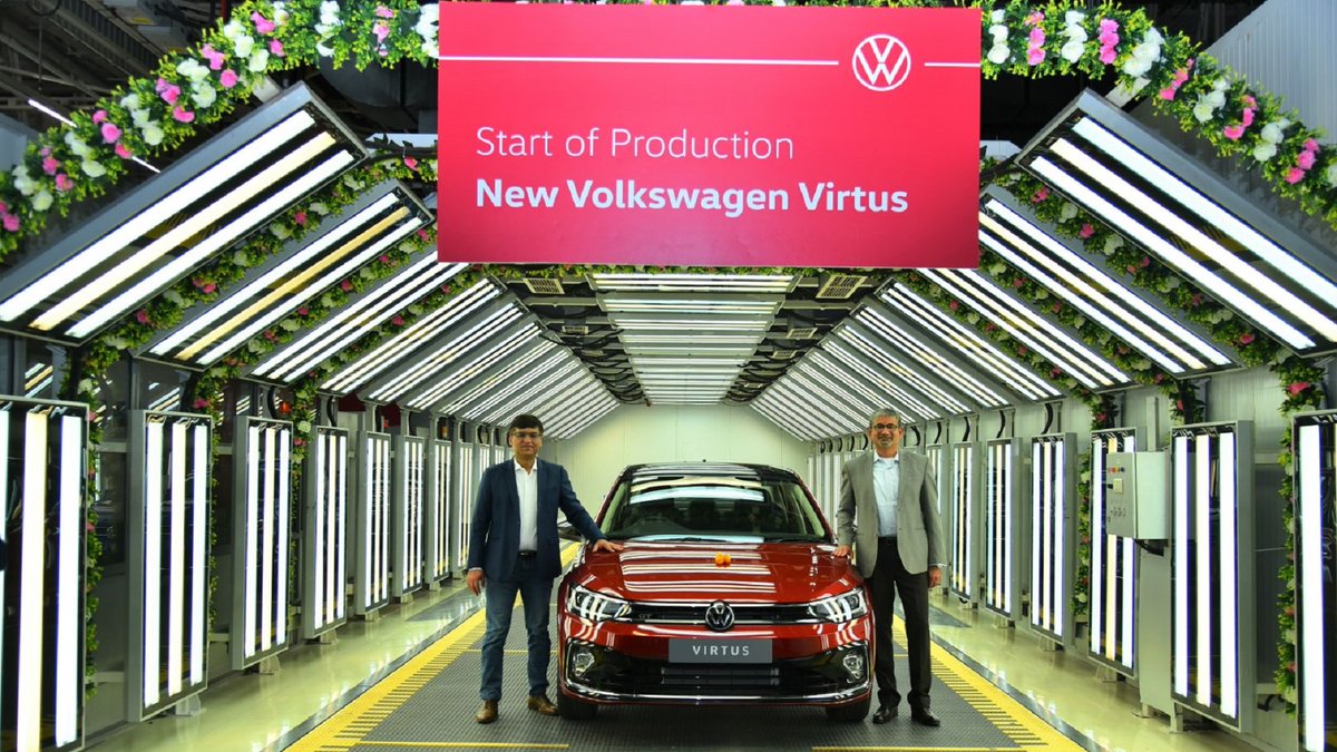 MfrgTodayIndia's tweet photo. Production of #NewVirtus to fulfil Volkswagen’s commitment on #localisation under #India2 project.
https://t.co/Q6GrABINgu
@Volkswagen
@volkswagenindia
@ŠKODA AUTO Volkswagen India Private Limited
@SEATofficial
@SEAT
#GermanEngineered
#INDIA2PROJECT
#PASSENGERCARS https://t.co/SaFM855awI