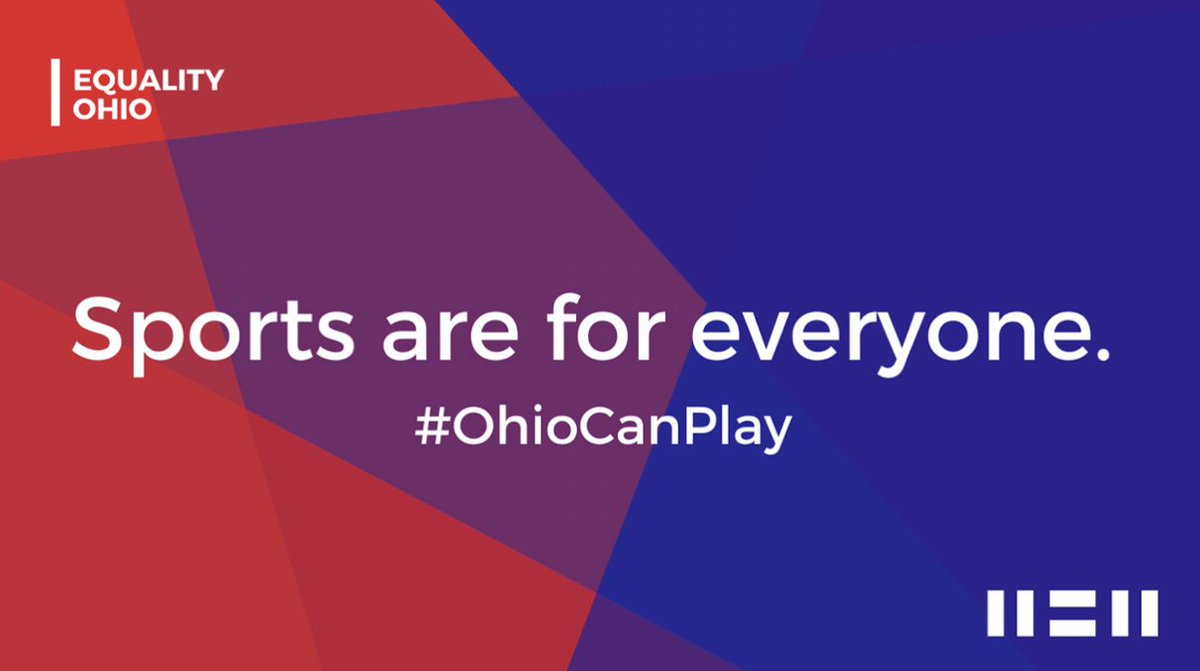 EqualityOhio's tweet photo. Youth Sports are for everyone. Period. Learn more about the #OhioCanPlay movement today: https://t.co/iv2nLZFF7p https://t.co/YG1jkGCzzr