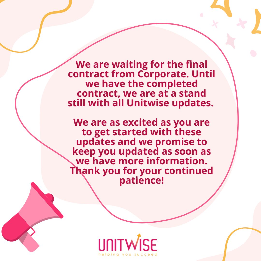 UnitWise's tweet photo. We know you've been asking for updates and we're so excited to introduce you to UnitWise 2.0 ‼️ 

Once we have everything from Corporate, we'll make sure to update all of you UnitWise babes!👭💞

#UnitWise #updates https://t.co/m4QXLtCcka