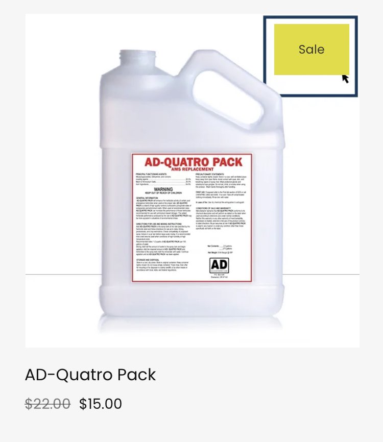 AdjuvantsDirect's tweet photo. Compare our new pricing versus your local dealer at https://t.co/j48QAD3gmk.
#NoQuotes #DiscountPricing #FarmCostsMatter 🇺🇸 https://t.co/9Wc878cs2A