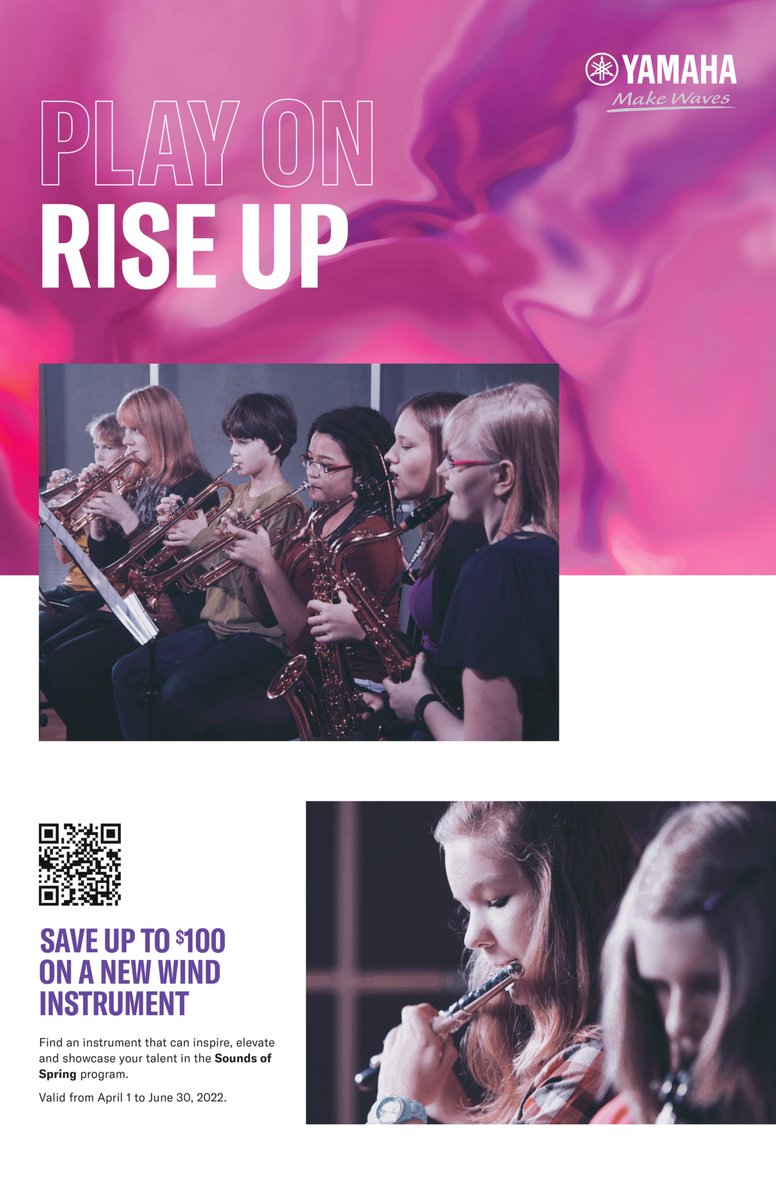 DFMusicCo's tweet image. Yamaha Sounds of Spring is here where you can get up to $100 off a professional instrument between April 1st and June 30th.

Contact us today to learn more!

#yamaha #soundsofspring #professional #shokunin #trumpet #clarinet #flute #saxophone #trombone #oboe