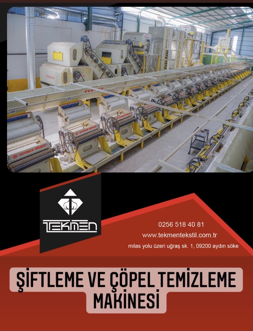 Şiftleme ve Çöpel Temizleme Makineleri tarladan toplanan kirli pamuğun çırçırlanmadan önce temizliğini sağlaması açısından çok önemlidir.
