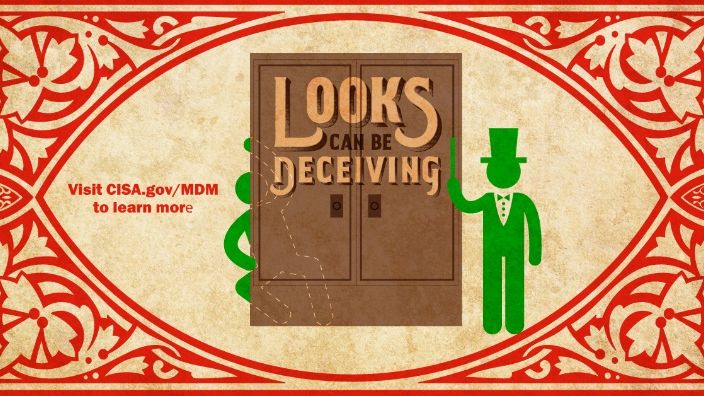 CISAgov's tweet photo. Don’t be fooled by online trickery this #AprilFoolsDay! Social Media Bots are automated programs that spread disinformation and distort our perception. Learn more in our latest #MDM resource: https://t.co/CTuxprM9IK #Disinformation #Misinformation #DISINFOStopsWithYou https://t.co/5nzZztsOA8