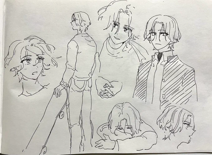 紙に絵描いた 