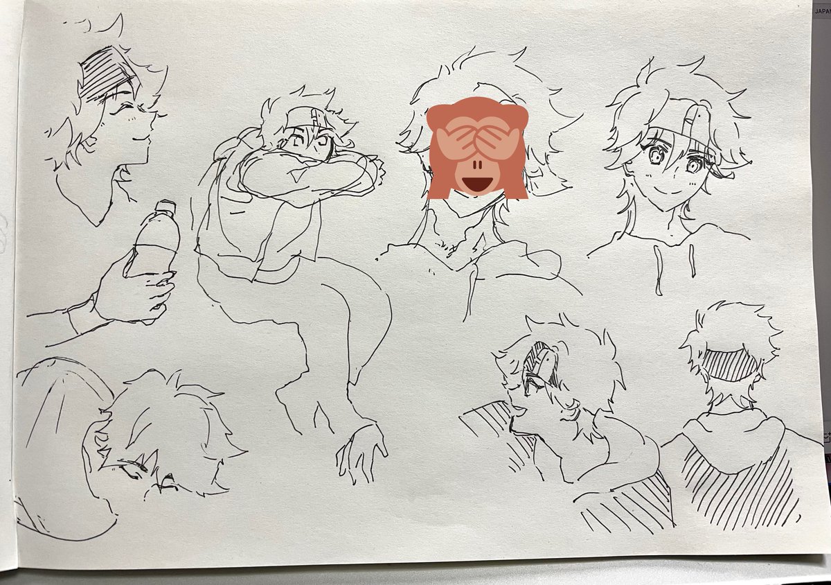 紙に絵描いた 