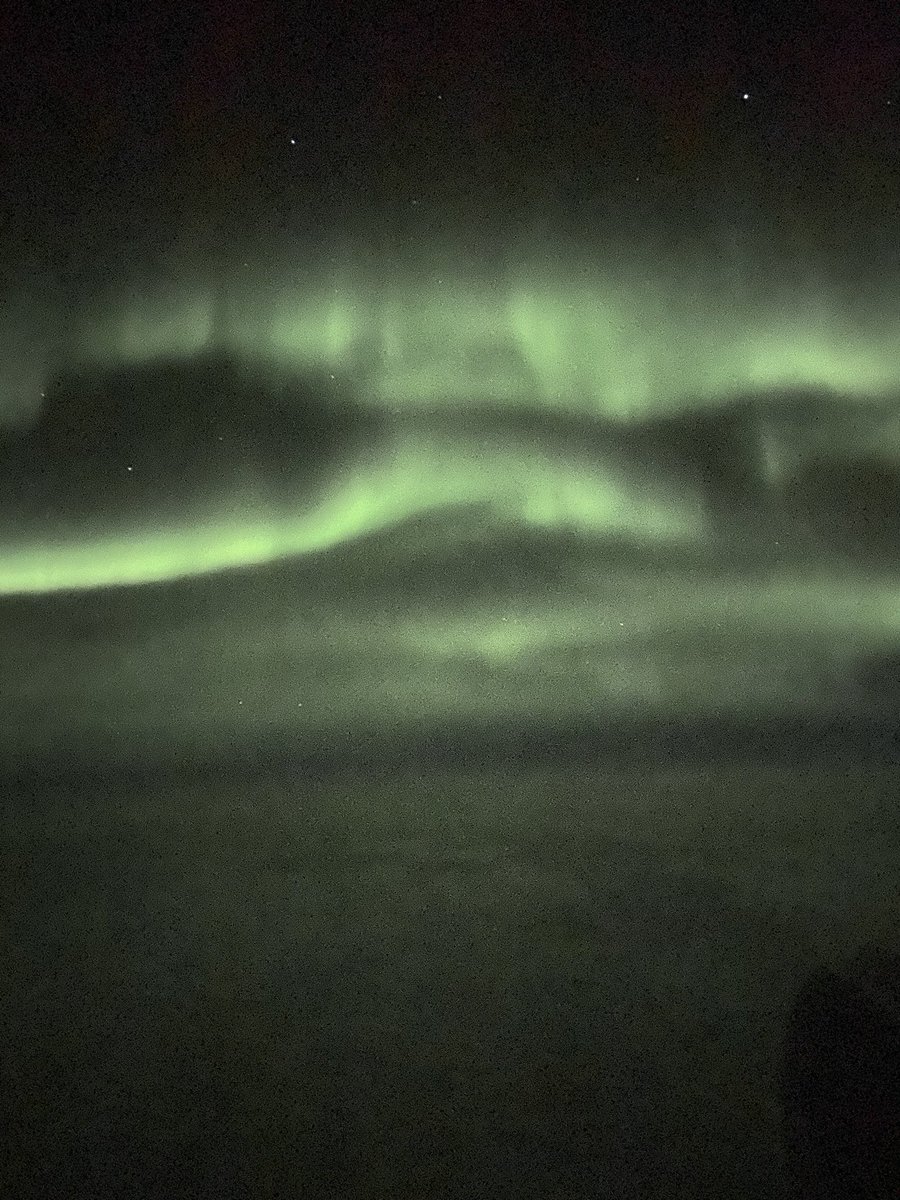 Took the scenic route and flew through the Northern lights