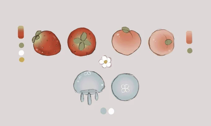 peek at a little project I've been working on! 🍓🌼🍑 