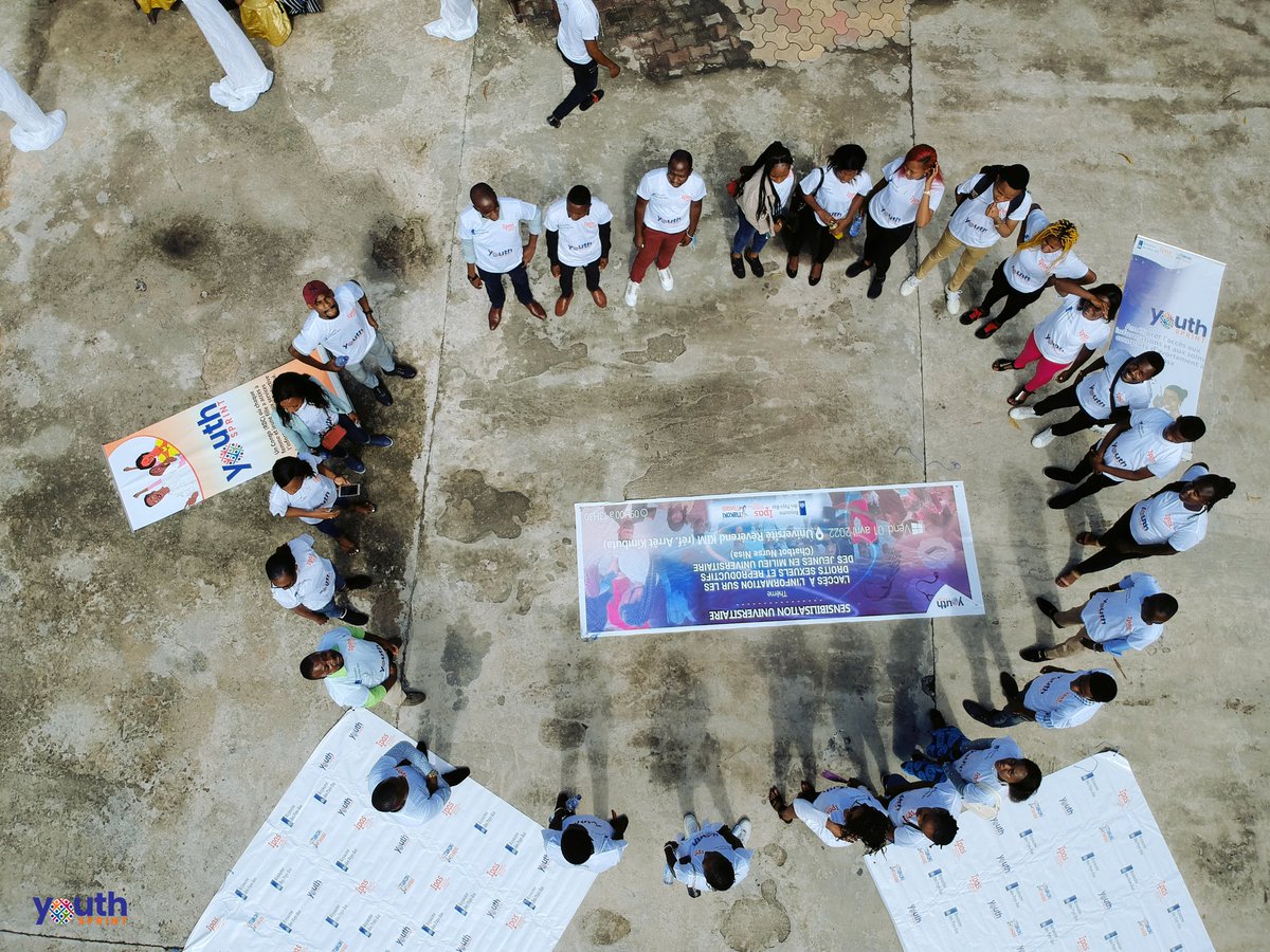 YouthSprint's tweet photo. Clôture de l'activité de sensibilisation sur les droits sexuels et reproductifs en milieu universitaire par les jeunes de YouthSprint à l'Université Révérend Kim.
@MakokiYaMwasi 
@NLkinbrazza 
@Mulunda_JC https://t.co/YljMM3Gjh0