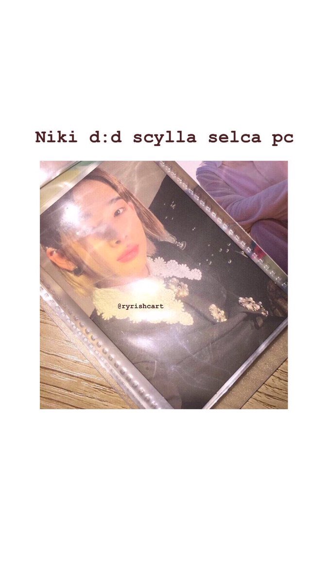 ryrishcart's tweet photo. [REPOST]
wts lfb enhypen ph || #ryrishsells 

NIKI SCYLLA SELCA VER. PC

- repriced 240php + sf
- onhand, ready to ship
- mint condi
- mop: gcash
- mod: sco

reply “mine” or dm me to claim
🖇 tags enhypen enha jake jungwon sunghoon jay heeseung sunoo ni-ki album photocard d:d pc https://t.co/272vNiIs4i