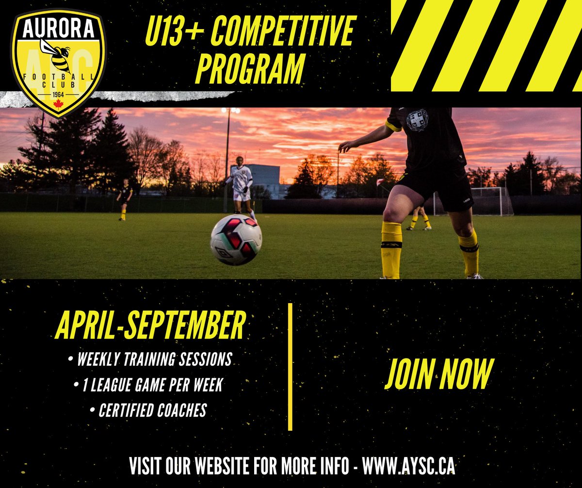 aysc64's tweet photo. ❗️Don't Miss Out❗️

We are hosting U7-U12 Open ID Sessions &amp; U13+ Rep Trials 🐝⚽️

Click for More Info - https://t.co/Mvx8zJIN0u https://t.co/2e4CjMXxzY