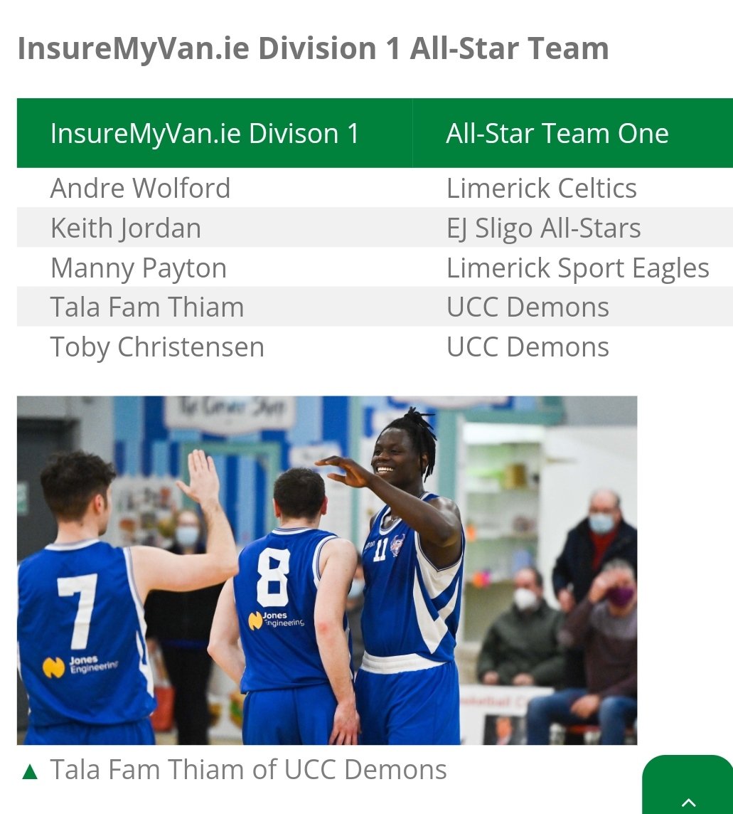 DavidFreeAgency's tweet photo. Big shout out to Free Agency clients Keith Jordan (@keithjordanjr) and Tala Thiam (@Tala_ft11) for being named All Star Team One in Ireland. Congrats guys! https://t.co/fG858S6iOd