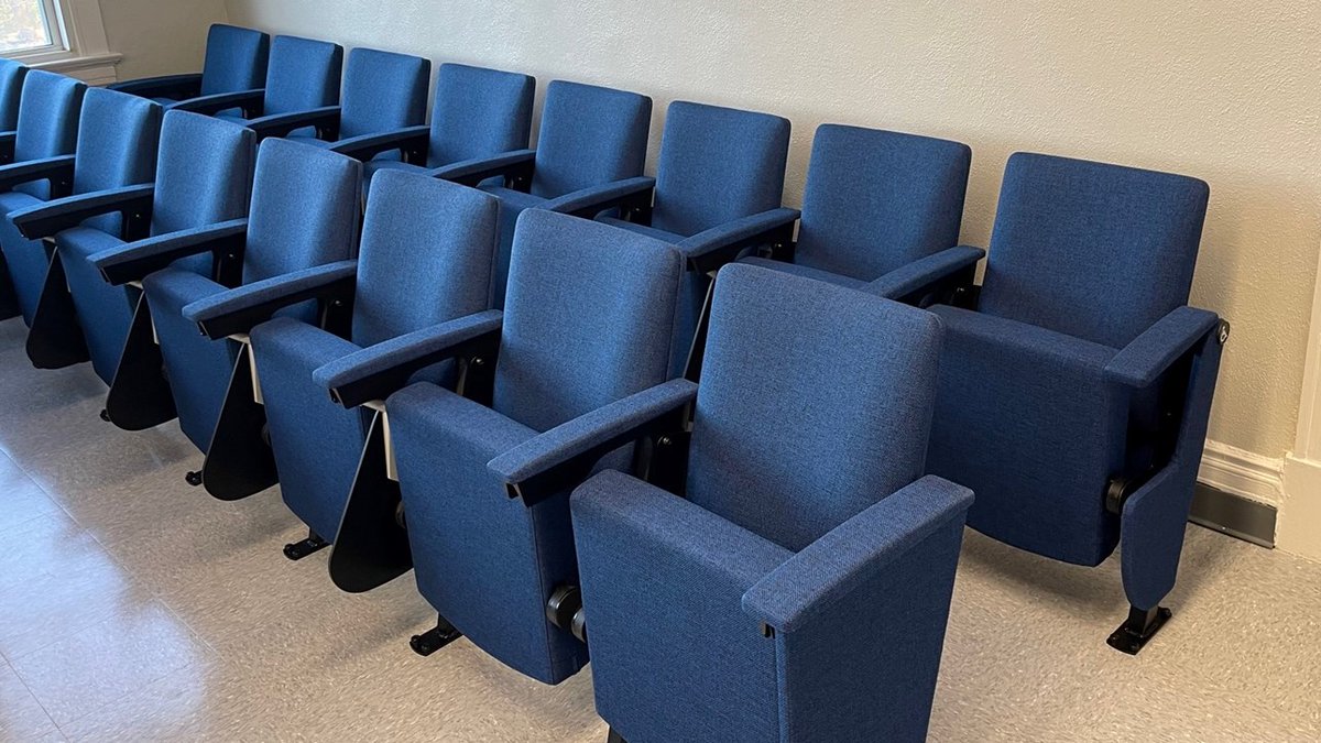 Sedia_Systems's tweet photo. North Carolina A&amp;T State University, Noble Hall

#SeatingSolutions #FixedSeating #LectureHallSeating #HigherEducationDesign https://t.co/uxAb3Uelob