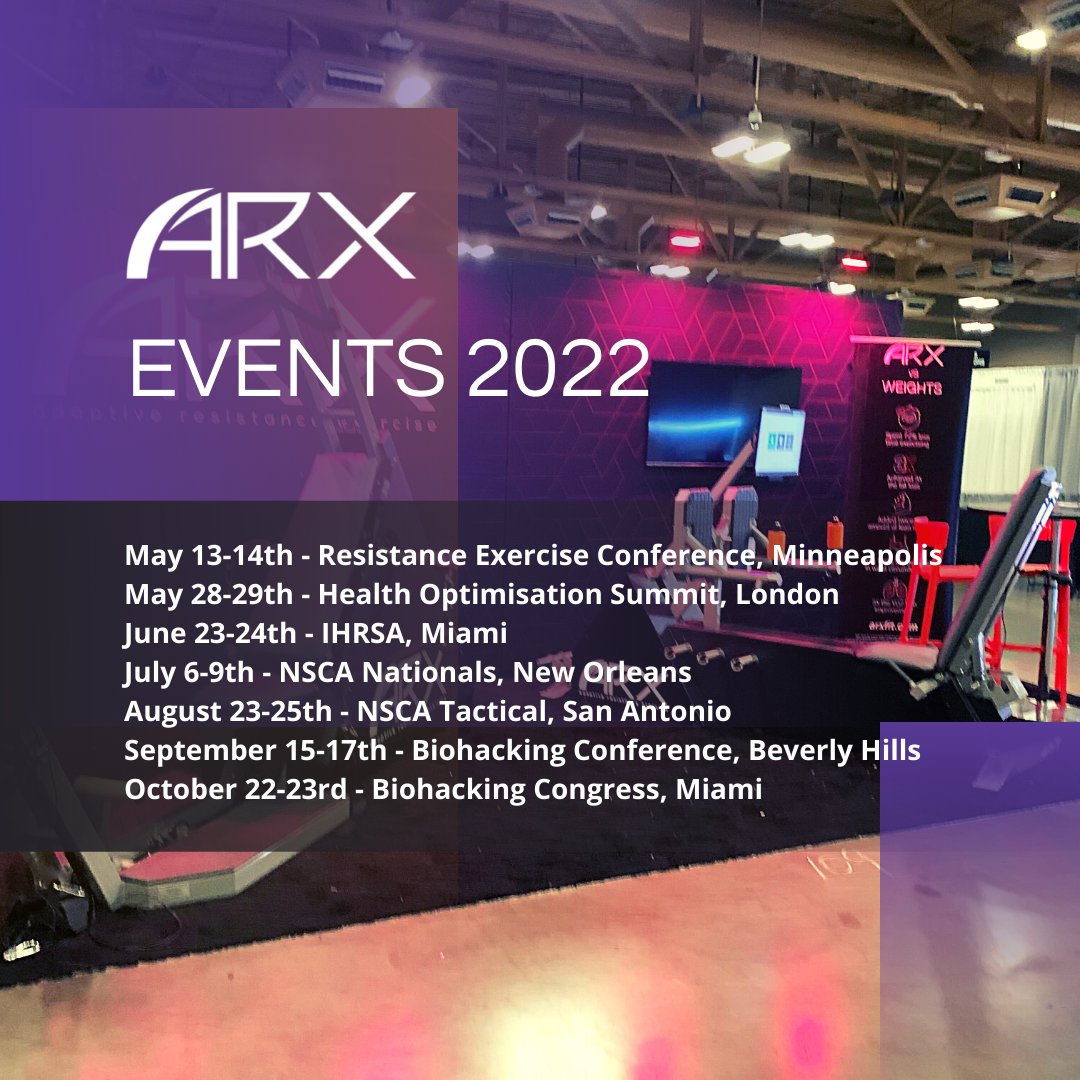 ARXfit's tweet photo. Lot's of places left on our "tour" schedule this year. 
Where will we see you?

#arxfit,  #arxstrong, #arxsmart, #futureofexercise https://t.co/uvQla2bdnW