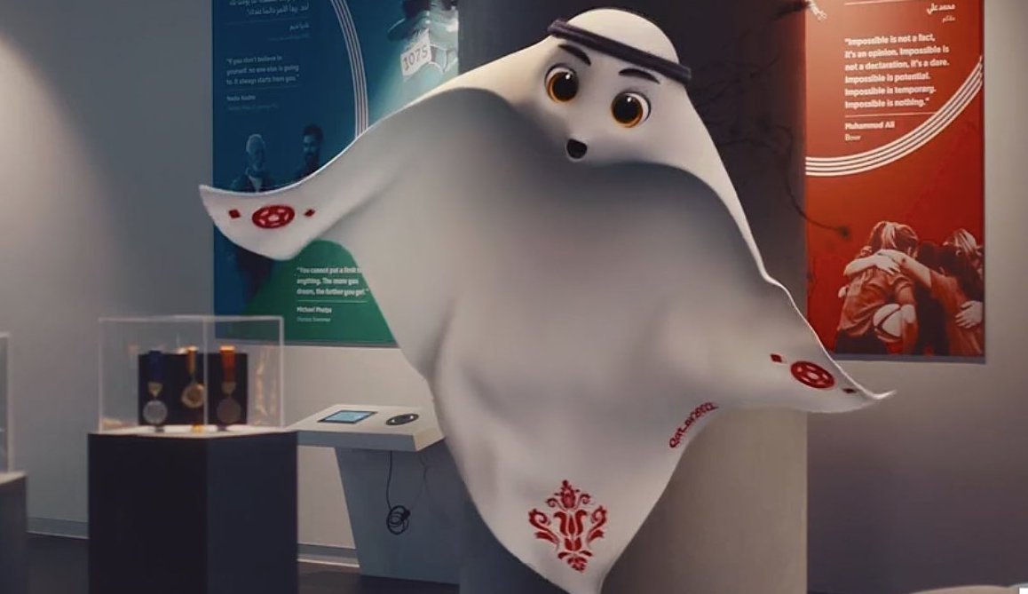 ErrorArbitralTR's tweet photo. Esta es la mascota del Mundial de Qatar 2022.

¿Opiniones? 🤔 https://t.co/QXaTQrNtJ0