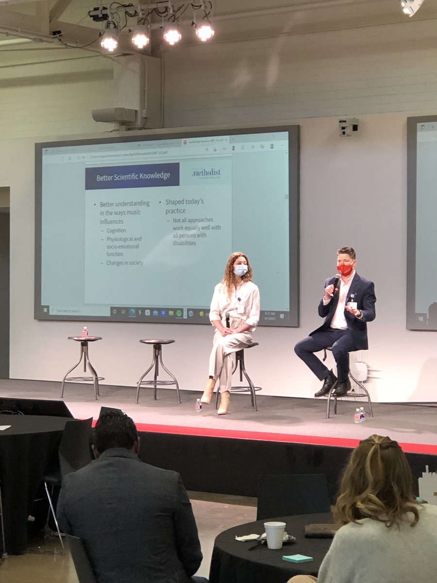 LeadershipHoust's tweet photo. Thank you to Addy Purdy and John Head for joining us today to share Houston Methodist's Music and Art Therapy Programs! Next up for #LH40 is an activity with Ken Janda, Founder and Managing Principal, Wild Blue Health Solutions- Navigating the Healthcare Access Maze! https://t.co/M9zJmctXDw