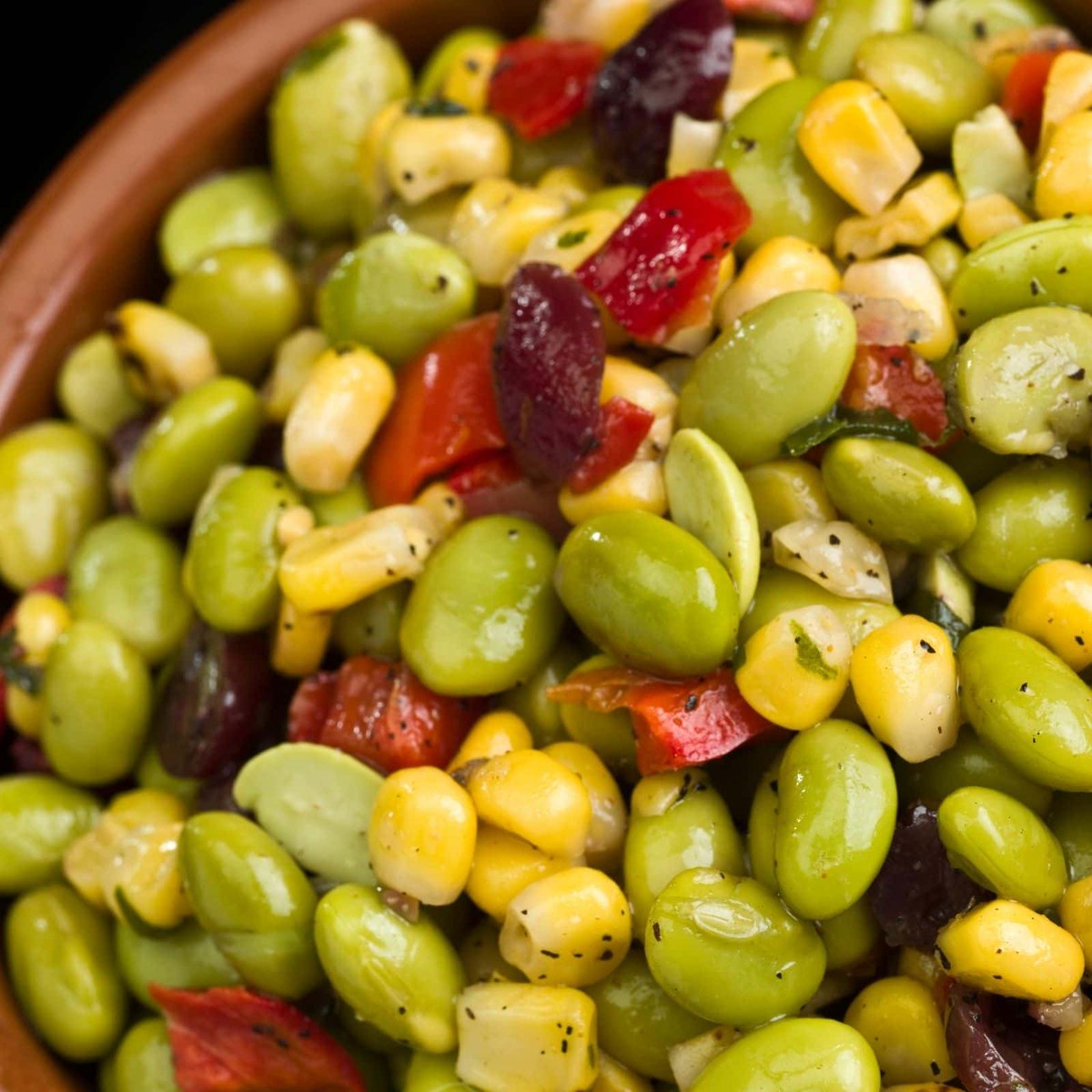 Edamame Salad {Easy White Balsamic Vinegar Healthy Salad} dlvr.it/SMnd74