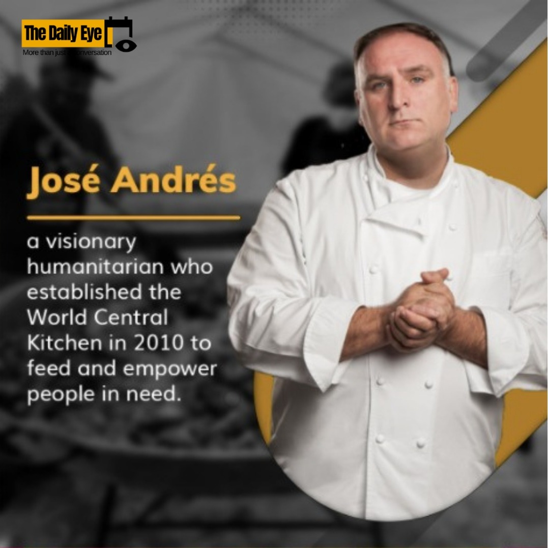 TheDailyEye's tweet photo. Today #thedailyeye salutes Chef José Andrés and his team, who are feeding Ukrainians on the front lines of the war.

#chef #thinkfood #joseandres #ukraine #Russia #war #humanity #humanitarian 

@chefjoseandres  @thinkfoodgroup https://t.co/DDJxrjWp1F