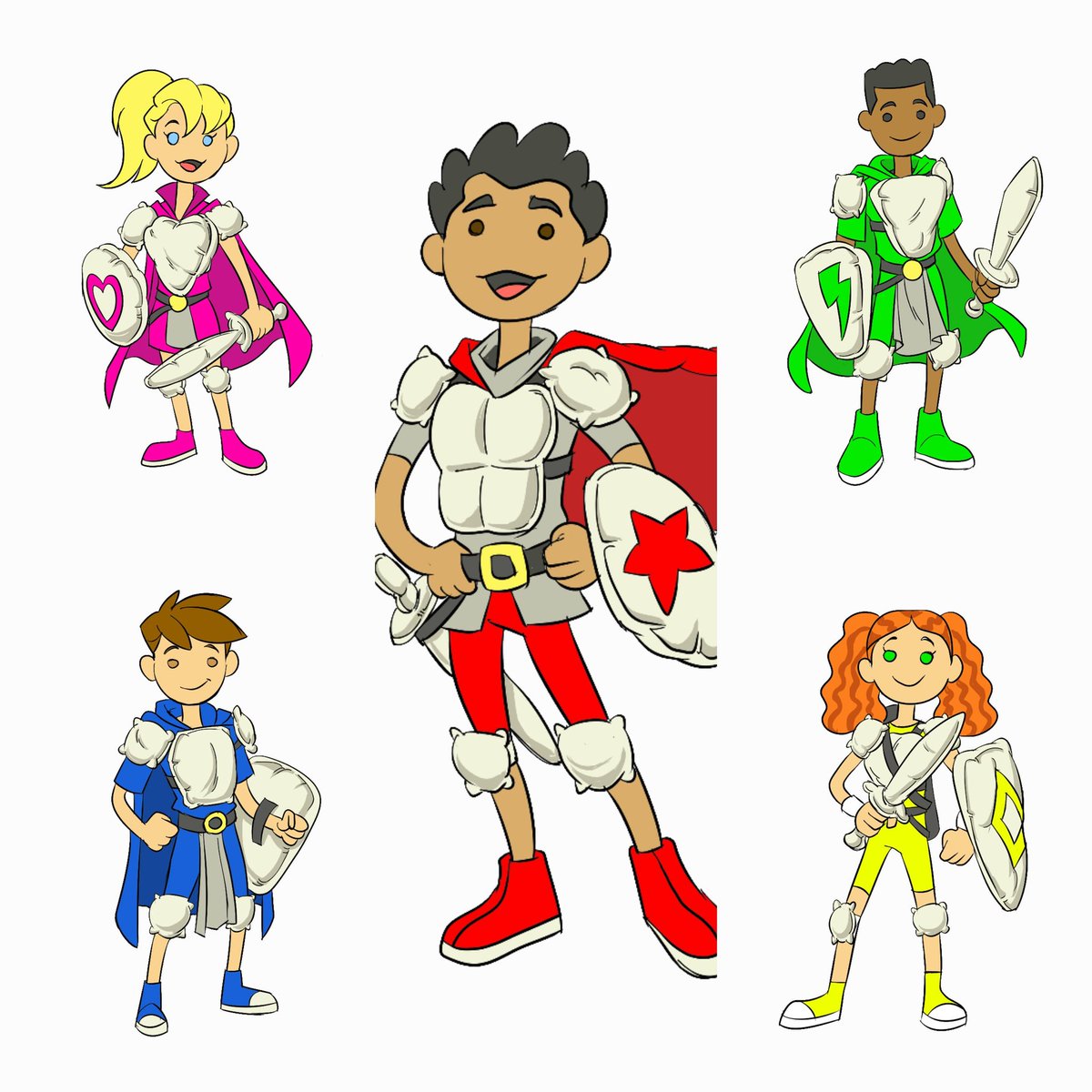 Lizana314's tweet photo. Working on creating a fun and entertaining world for kids to follow the adventures of the Pillow Knights! #fantasy #animation #ChildrensBooks #familyfun https://t.co/um7dH8YT1E