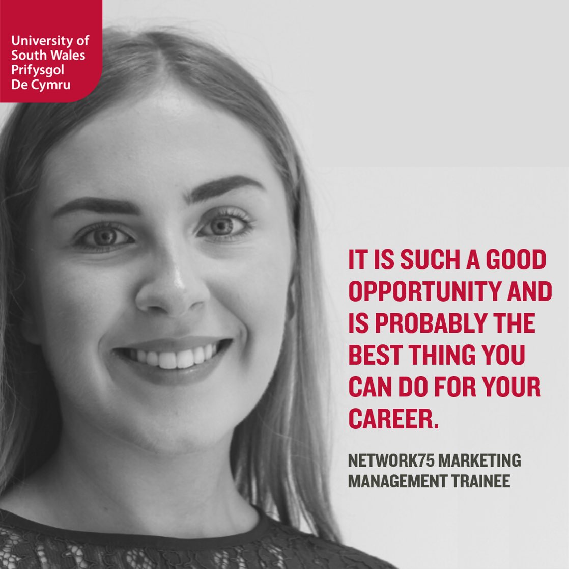 Network75's tweet photo. Join us at @UniSouthWales open day tomorrow on Treforest Campus in Glynneath Building at 11.45, 12.15 or 1.15 to find out more about the opportunities to #WorkEarnLearn on the Network75 scheme! https://t.co/H36nFmeHoA